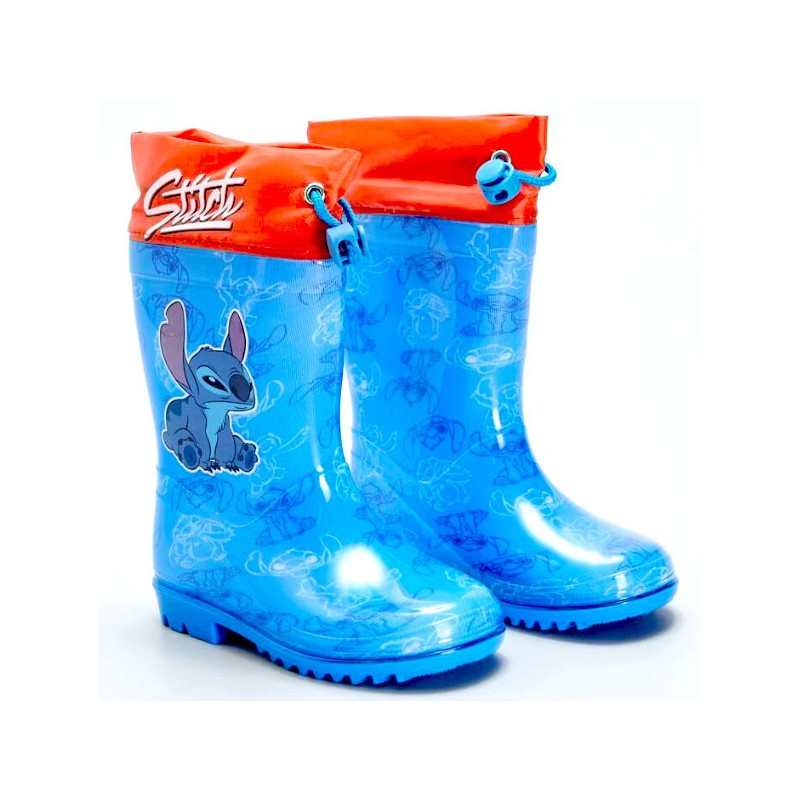 Bottes en caoutchouc pour enfants Disney Lilo et Stitch 24-32