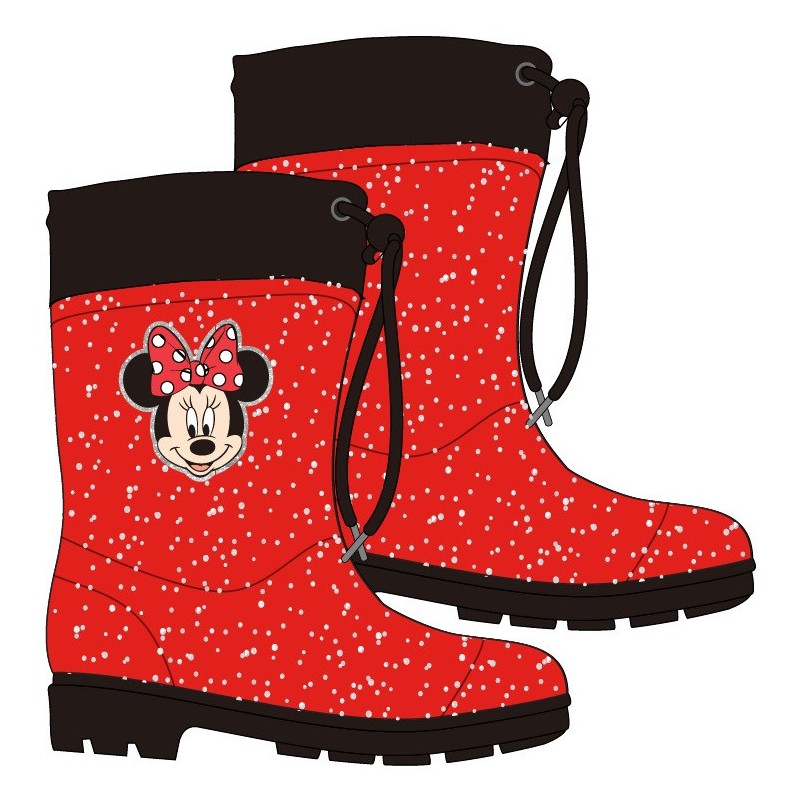 Bottes en caoutchouc pour enfants Disney Minnie 25-34