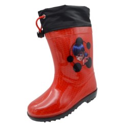 Bottes en caoutchouc pour enfants Miraculous Tales of Ladybug et Chat Noir 25-34