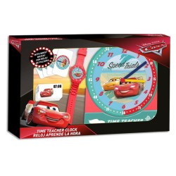 Jeu éducatif sur l'horloge Disney Cars pour le développement des compétences