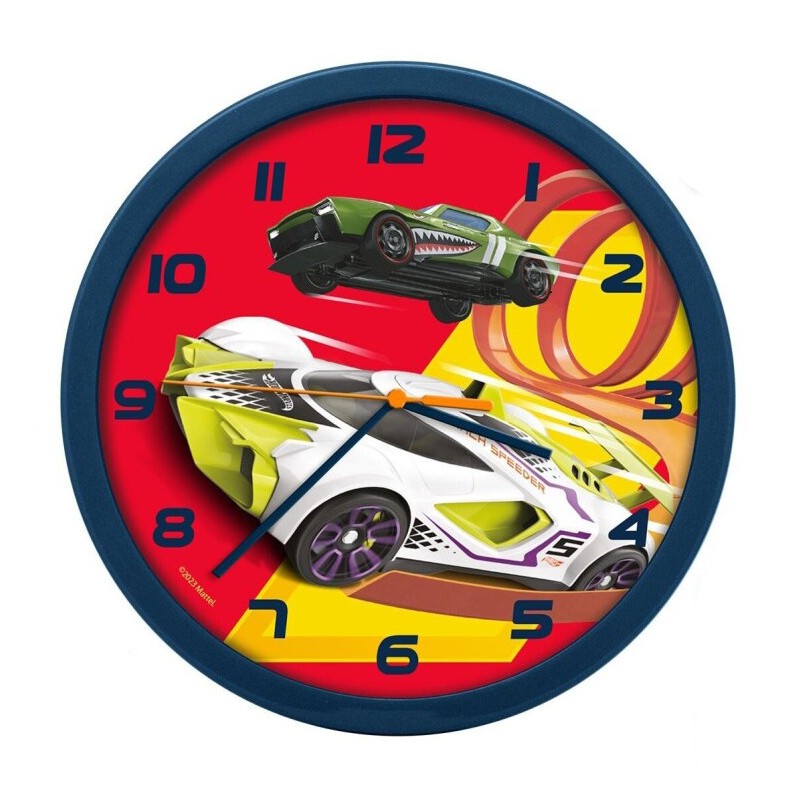 Hot Wheels wall clock 25 cm