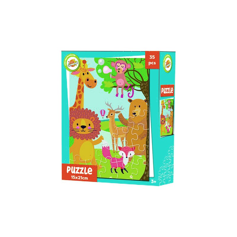 Animals mini puzzle 35 pcs