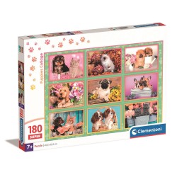 √Collage de chiots Ållatos 180 puzzle db-os Clementoni