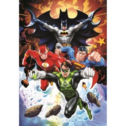 Puzzle 104 pièces Justice League Galaxy Clementoni