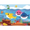 Puzzle 2x20 db-os Baby Shark Beach Clementoni