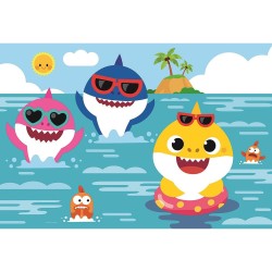 Puzzle maxi 24 db-os Baby Shark Vacation Clementoni