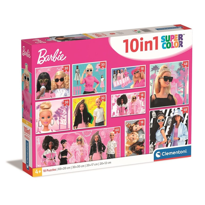 Barbie Girl 10 in 1 puzzle Clementoni