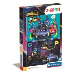 Puzzle Batman Batwheels 2x60 db-os Clementoni