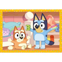 Bluey Play All Day 4-in-1 puzzle Clementoni