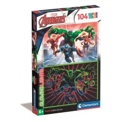 Puzzle lumineux Avengers Goldenhour 104 pièces Clementoni