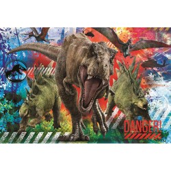 Dinosaur Danger 60 piece maxi puzzle Clementoni