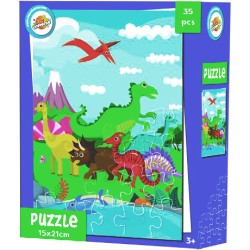 Mini-puzzle Dinosaure, 35 pièces