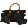 Sac cabas avec pochette noir