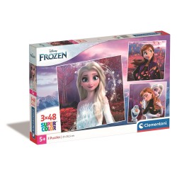 Disney Frozen Bond 3x48 Piece Puzzle Clementoni