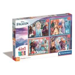 Puzzle 4 en 1 Disney Frozen Echoes Clementoni