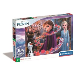 Disney Frozen Leaves 104-piece Glitter Puzzle Clementoni