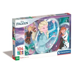 Puzzle Clementoni de 104 pièces La Reine des Neiges de Disney