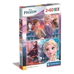 Puzzle Disney Frozen Wind 2x60 pièces Clementoni