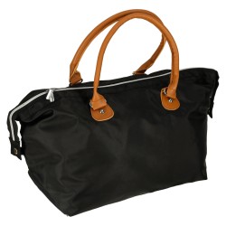 Sac cabas avec pochette noir