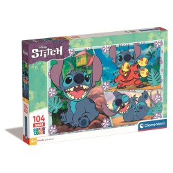 Disney Lilo and Stitch Plasma Blaster 104-piece maxi puzzle Clementoni