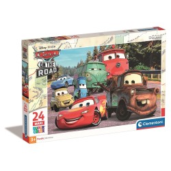 Disney Cars Road Trip Maxi-Puzzle 24 pièces de Clementoni