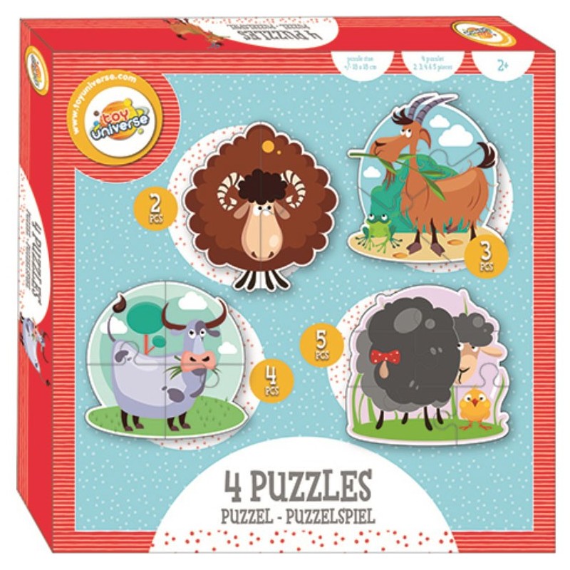 Farm  shape puzzle set