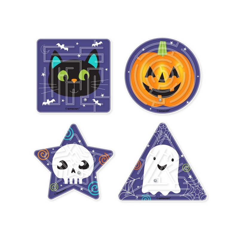 Halloween patience game set of 4