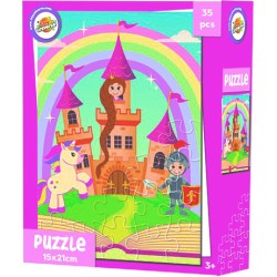 Prinzessin Prinzessin Mini-Puzzle 35 Pièces