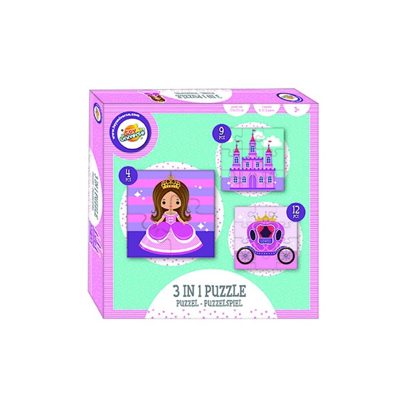 Princess Princess Puzzle 3 in 1