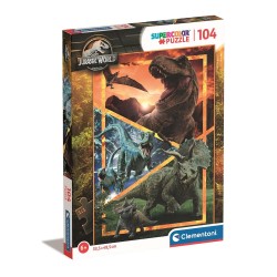 Jurassic World Les bêtes du passé 104 db-os puzzle Clementoni