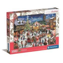 Christmas Fair 1000-piece puzzle Clementoni