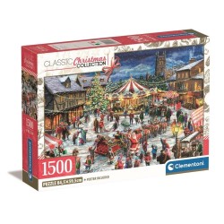 Marché de Noël i Puzzle 1500 pièces Clementoni