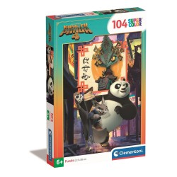 Puzzle db-os 104 du caméléon de Kung Fu Panda Clementoni