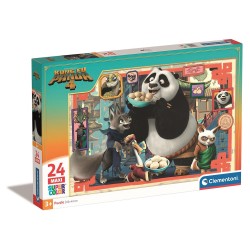 Puzzle maxi 24 db-os Kung Fu Panda Dumpling Time Clementoni