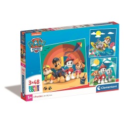 Puzzle 3x48 pièces Paw Patrol Beach Clementoni