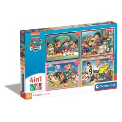 Puzzle 4 en 1 Pont Pat' Patrouille Clementoni