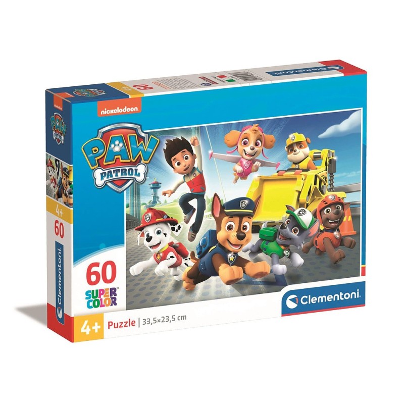 Puzzle Clementoni de 60 pièces Pat'Patrouille Fais un pas