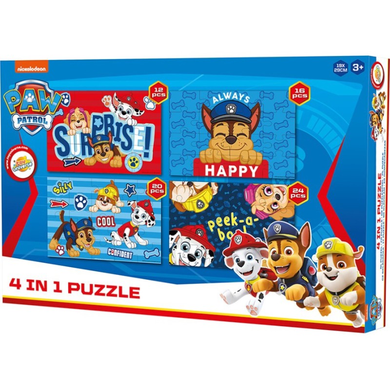 Paw Patrol 4-in-1 puzzle