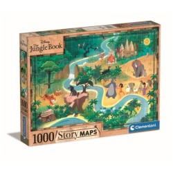 Disney Classics Jungle Book Fairy Tale Map 1000 piece puzzle Clementoni