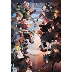 Puzzle 1000 db-os de Naruto Pain's Assault Clementoni