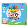 Puzzle en forme de fleur Peppa Pig, 53 pièces