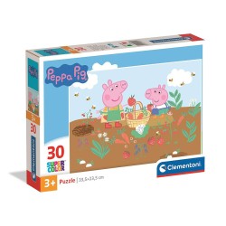 Puzzle de jardinage Peppa Malac 30 db-os Clementoni