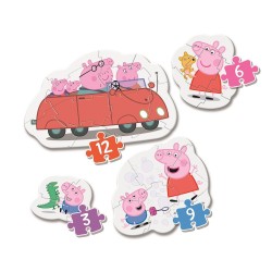 Puzzle Peppa Malac Mon premier baba forma Clementoni