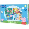 Puzzle 4 en 1 Peppa Pig