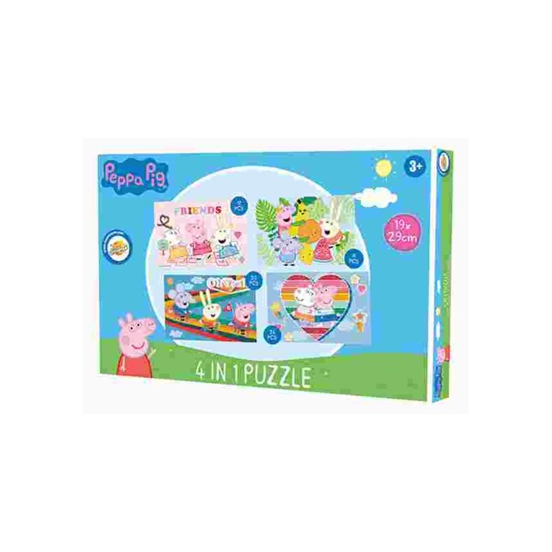 Peppa Pig puzzle 4-in-1