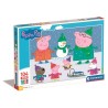 Puzzle maxi Peppa Malac Snow 104 db-os Clementoni