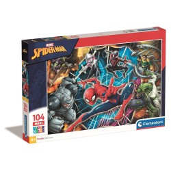 Puzzle maxi 104 pièces Spiderman Enemies Clementoni