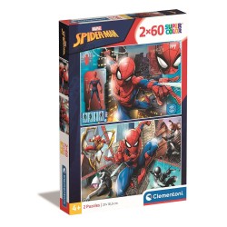 Puzzle Spiderman Partners in Suits 2x60 pièces Clementoni