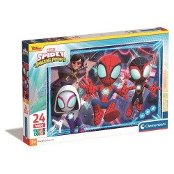 Puzzle maxi 24 pièces Spiderman Spidey Clementoni