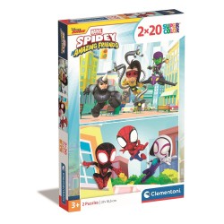 Spiderman Spidey 2x20 piece puzzle Clementoni